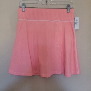Lou & Grey Tennis Skirt Skort Size Small Gingham Athletic Pickelball Shorts Nwt